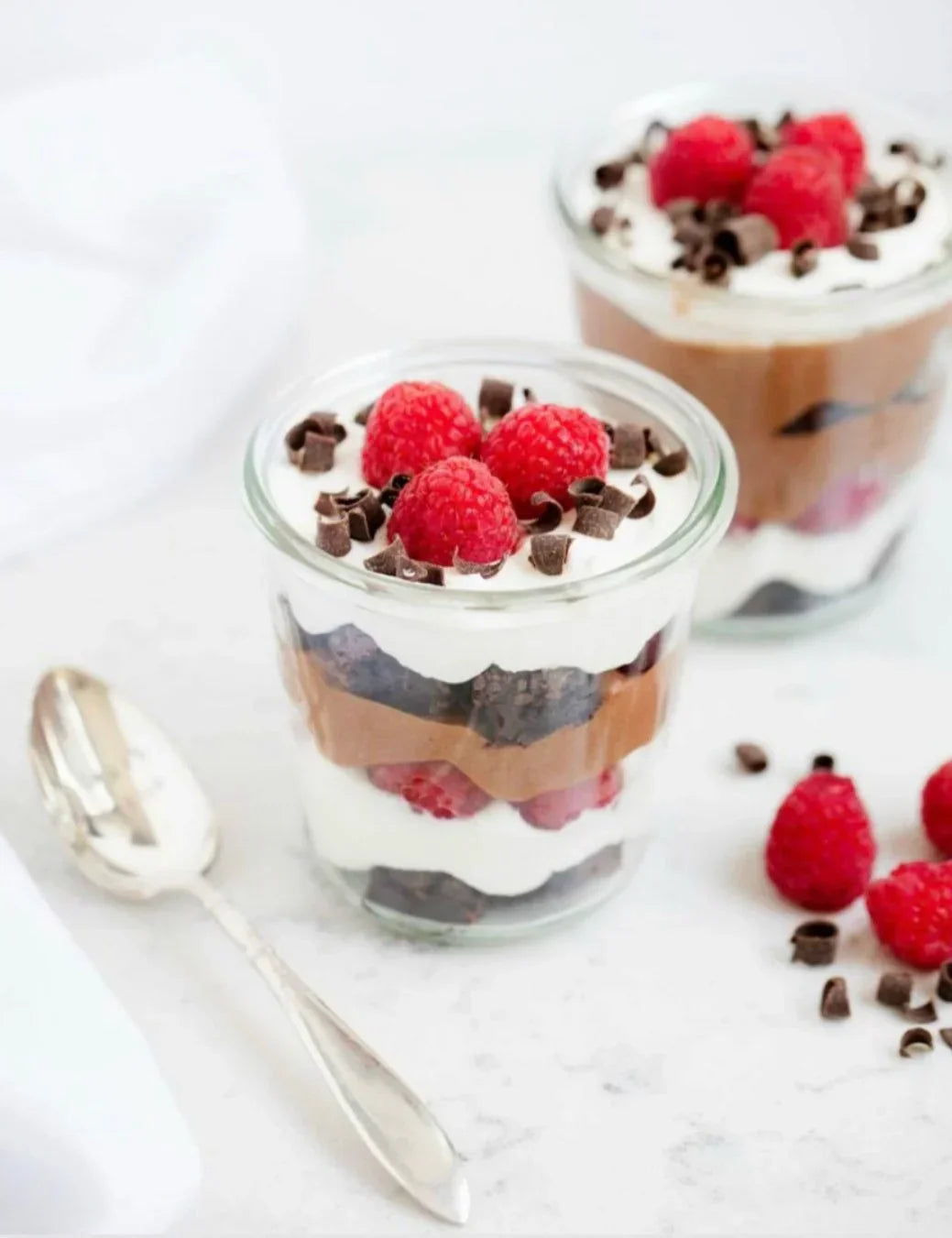 Layered Brownie Cups made with Flour and Dough Chocolate Brownie Baking Mix NZ
