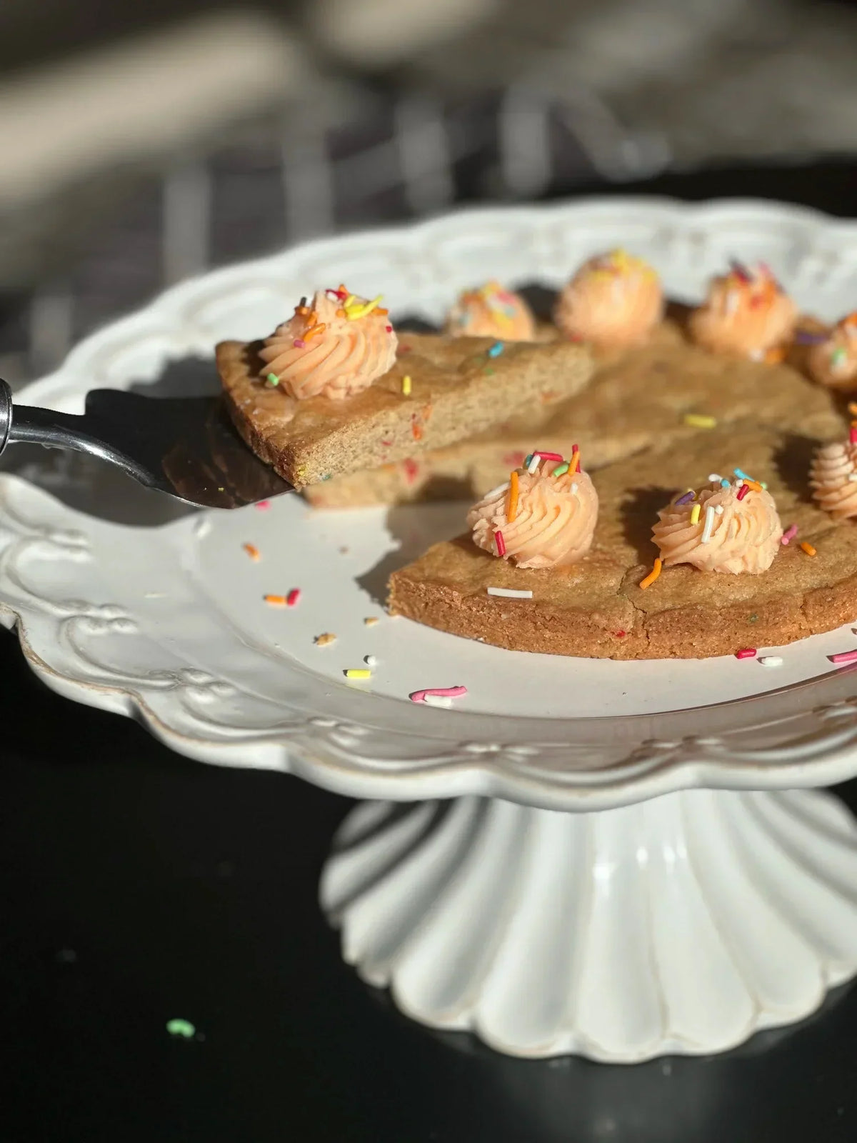Funfetti Sugar Cookie Cake made with Flour and Dough Funfetti Sugar Cookie Mix NZ