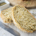 oregano garlic and sage beer bread baking mix slice