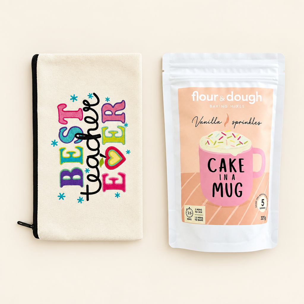 Best Teacher Ever Gift Set - Cake in a Mug