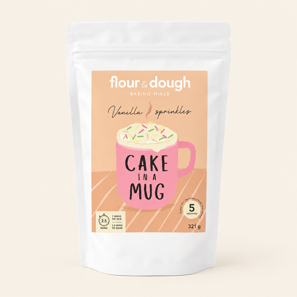 Cake in a Mug - cream background