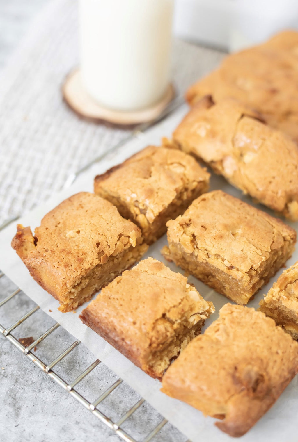 best blondie box mix flour and dough