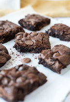 best fudgy brownie baking mix flour and dough