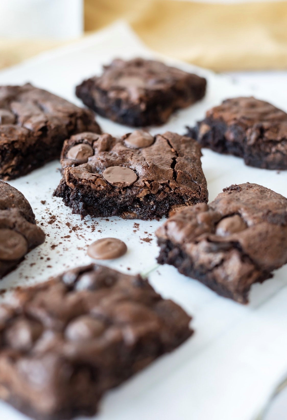 best fudgy brownie baking mix flour and dough