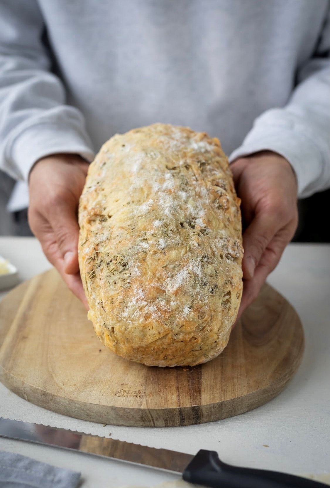 flour and dough herb and garlic beer bread fathers day