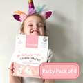unicorn sugar cookie with icing and crafts for kids