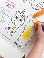 unicorn cookies and craft box for kids